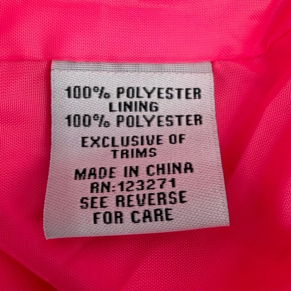 Orange Kiss Windbreaker Womens M Hot Pink Pullover Retro Checkerboard Hoodie Top - Picture 3 of 10